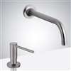 Fontana Commercial Brushed Nickel Touchless Automatic Sensor Faucet & Manual Soap Dispenser